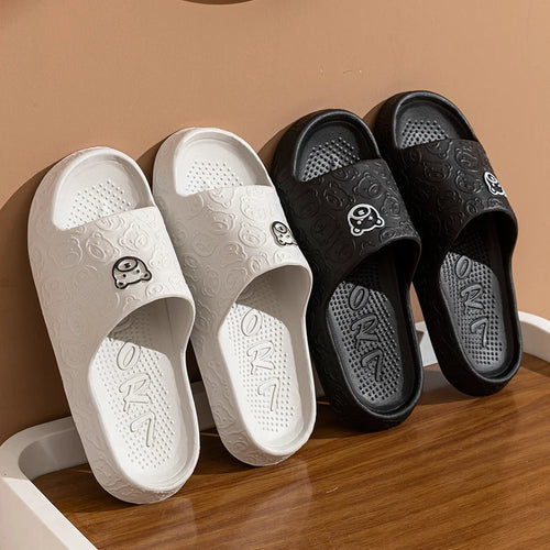 Little Bear Couple Slides – Summer Indoor &amp; Casual Slippers