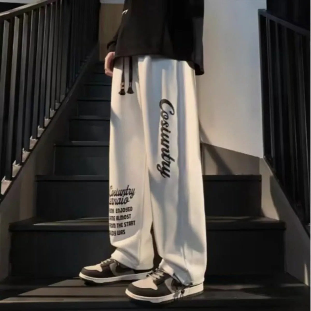 Men’s Summer Drawstring Trousers – Lightweight Comfort, Everyday Street Style