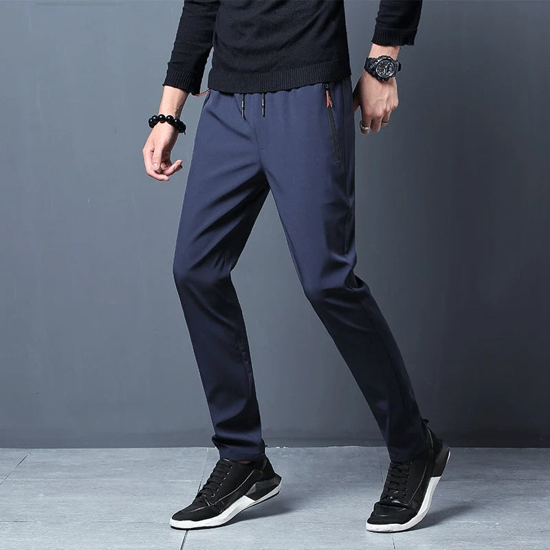 Men’s Ice Silk Quick-Dry Casual Pants