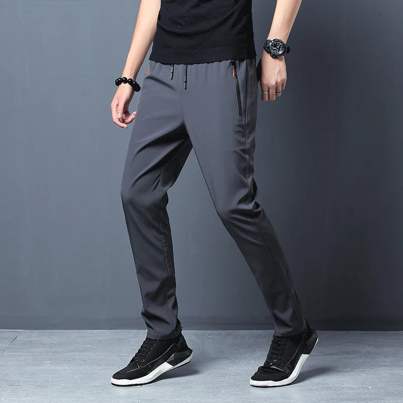 Men’s Ice Silk Quick-Dry Casual Pants