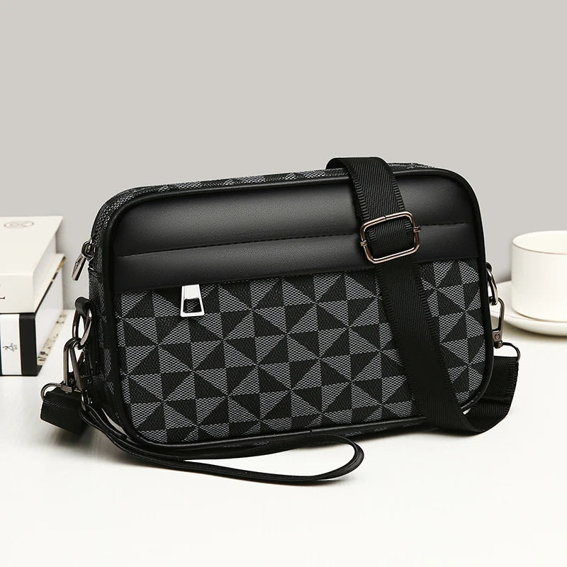 Men’s PU Leather Waist Pack &amp; Crossbody Bag