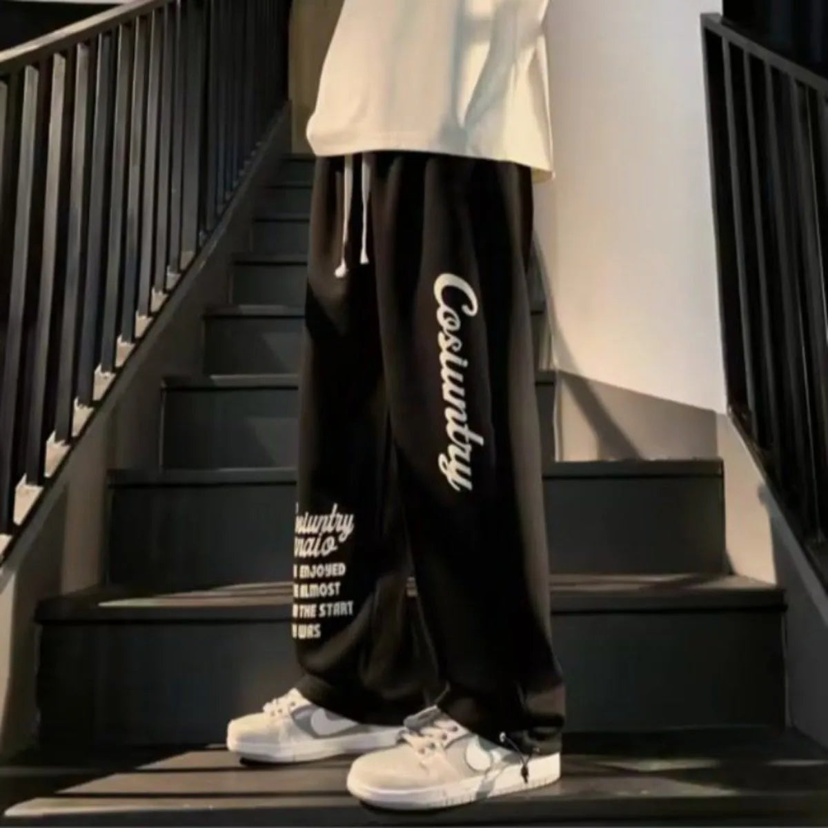 Men’s Summer Drawstring Trousers – Lightweight Comfort, Everyday Street Style