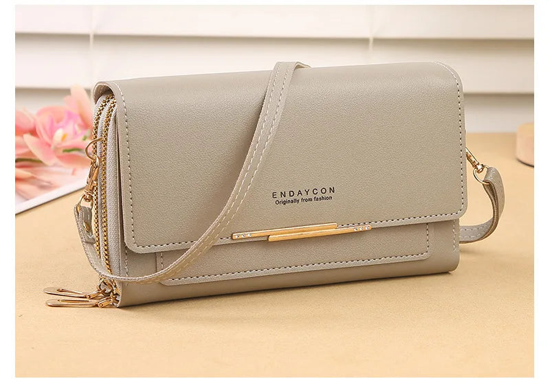 2024 Women’s Korean Multifunctional Wallet – Shoulder &amp; Clutch Bag