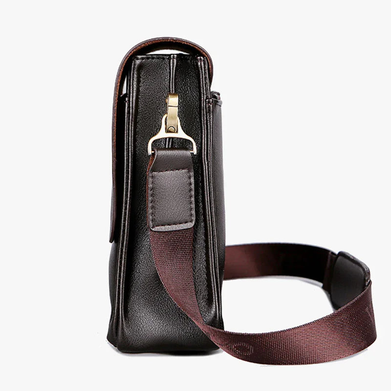 Men’s Polo-Style Single-Shoulder Bag – Leisure Business Crossbody