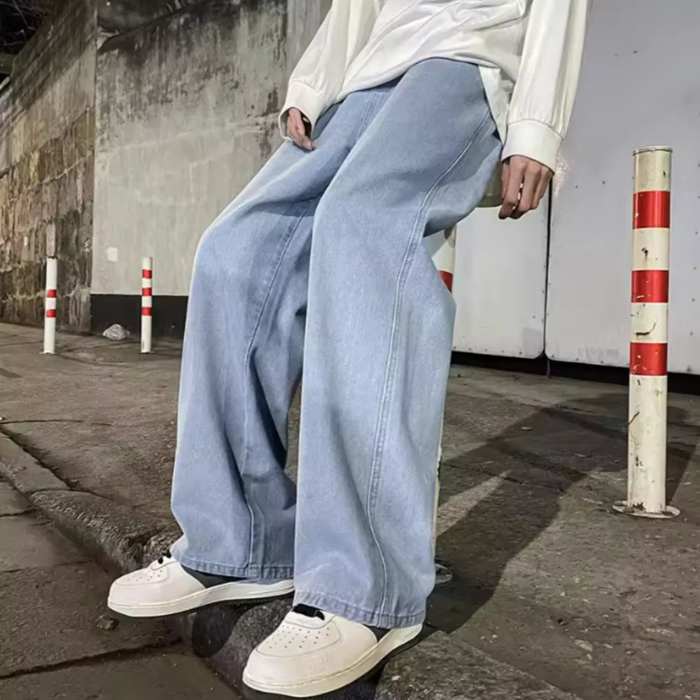 Men’s Baggy Oversize Jeans – Y2K Streetwear &amp; Casual Comfort