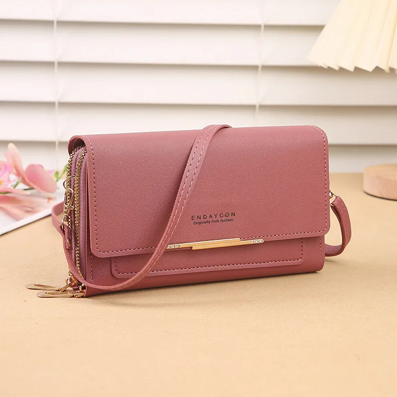 2024 Women’s Korean Multifunctional Wallet – Shoulder &amp; Clutch Bag