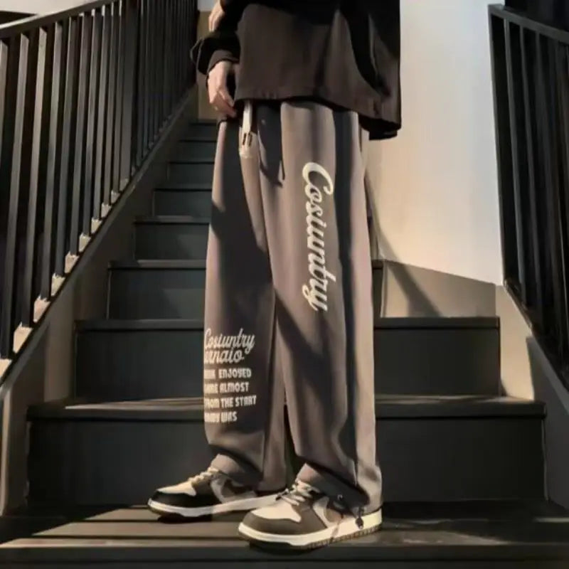 Men’s Summer Drawstring Trousers – Lightweight Comfort, Everyday Street Style