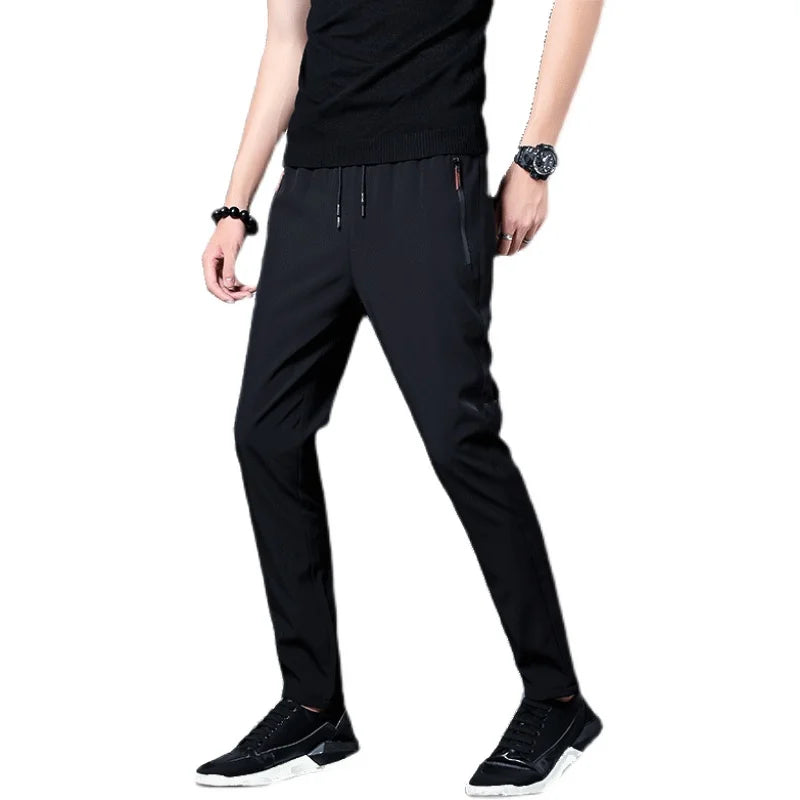 Men’s Ice Silk Quick-Dry Casual Pants